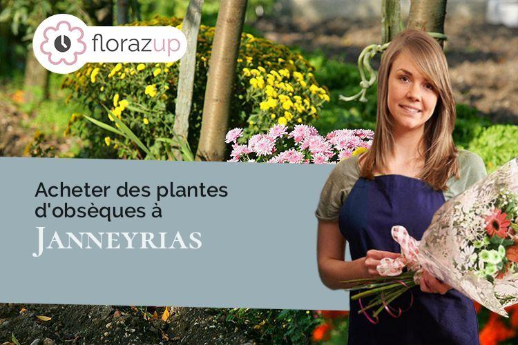 couronnes de fleurs pour un enterrement à Janneyrias (Isère/38280)
