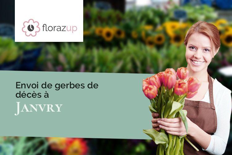 compositions florales pour un enterrement à Janvry (Essonne/91640)
