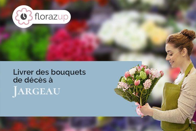 créations de fleurs pour un enterrement à Jargeau (Loiret/45150)