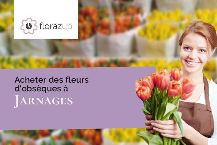 coupes de fleurs pour un enterrement à Jarnages (Creuse/23140)