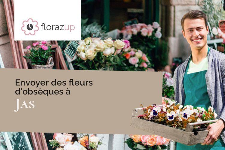 fleurs deuil pour un enterrement à Jas (Loire/42110)