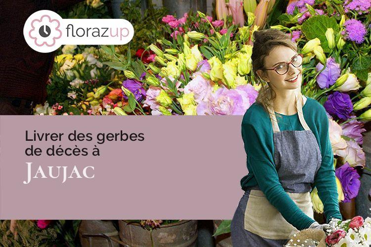 créations florales pour des obsèques à Jaujac (Ardèche/07380)
