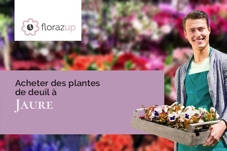 créations de fleurs pour un enterrement à Jaure (Dordogne/24140)