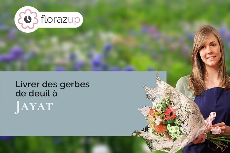 créations de fleurs pour un deuil à Jayat (Ain/01340)