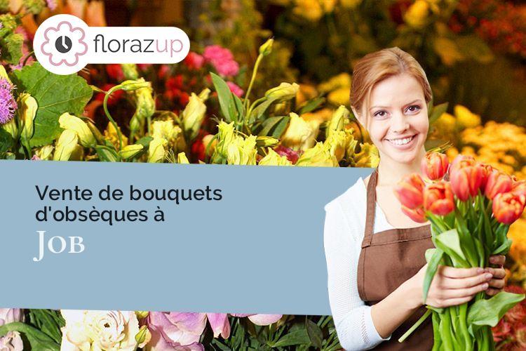 compositions de fleurs pour des obsèques à Job (Puy-de-Dôme/63990)