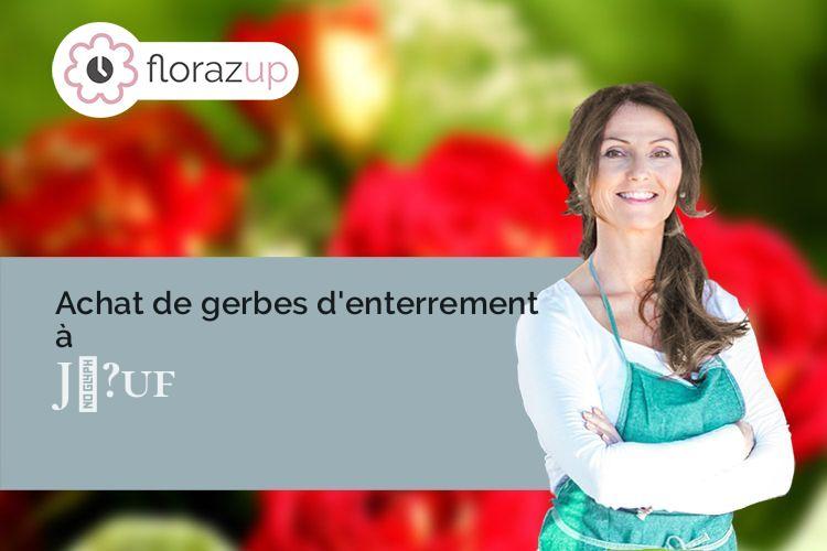 gerbes de fleurs pour un enterrement à Jœ?uf (Meurthe-et-Moselle/54240)