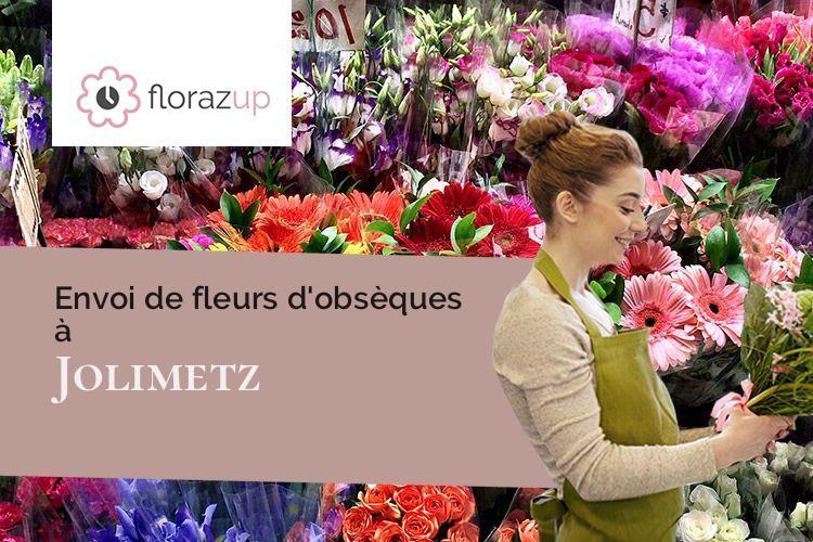 compositions de fleurs pour des obsèques à Jolimetz (Nord/59530)