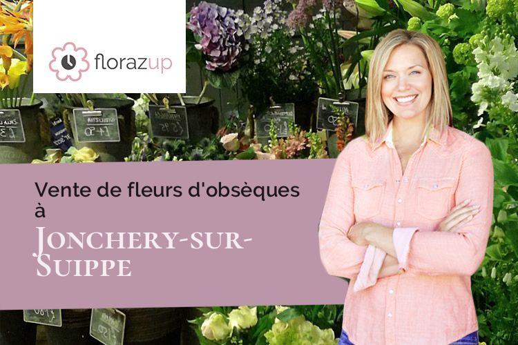 compositions de fleurs pour des funérailles à Jonchery-sur-Suippe (Marne/51600)