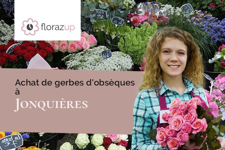 coeurs de fleurs pour un décès à Jonquières (Oise/60680)