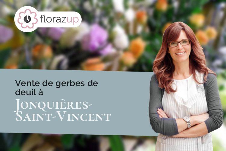 créations de fleurs pour un enterrement à Jonquières-Saint-Vincent (Gard/30300)