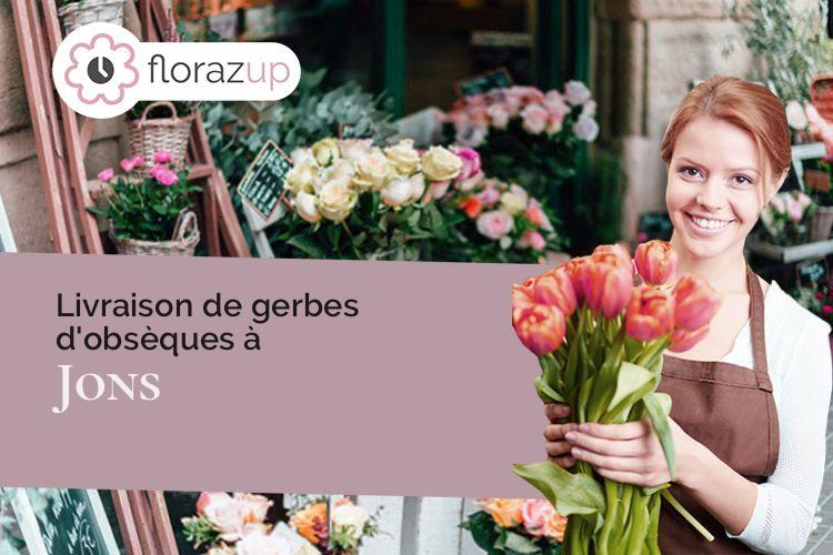 bouquets de fleurs pour un enterrement à Jons (Rhône/69330)