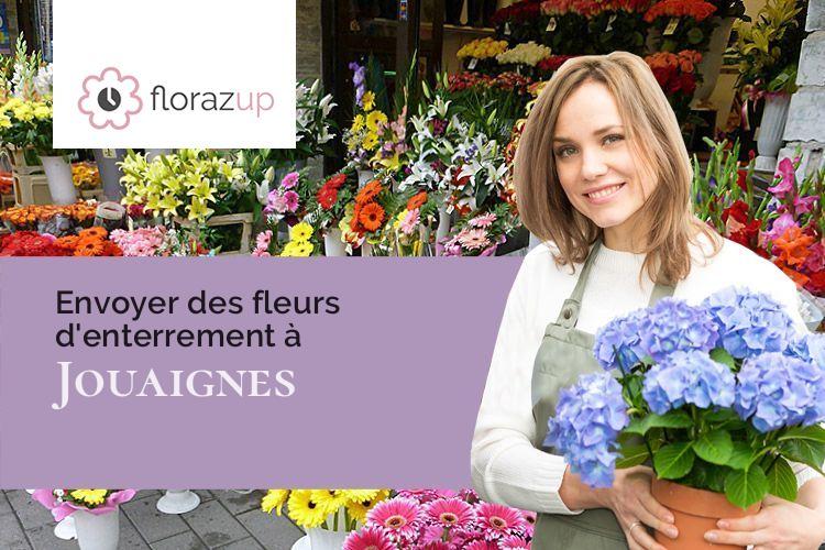 couronnes florales pour un décès à Jouaignes (Aisne/02220)