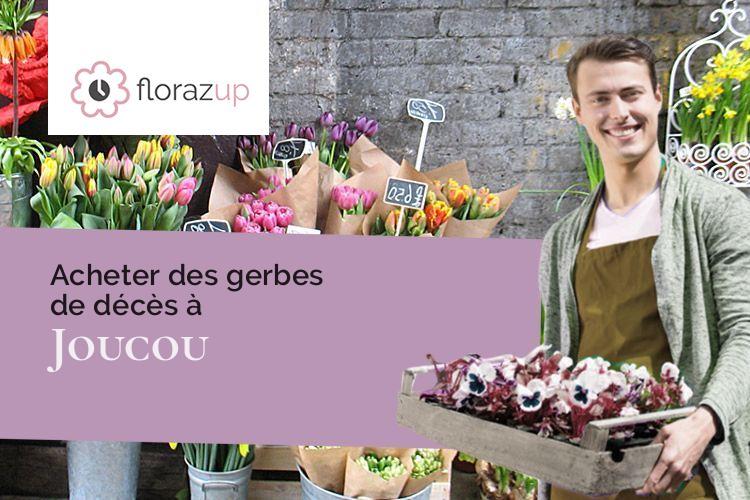couronnes de fleurs pour un décès à Joucou (Aude/11140)
