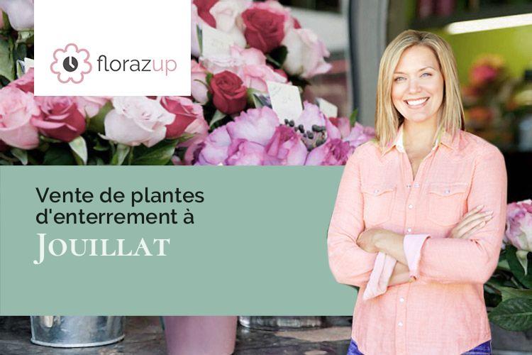 gerbes de fleurs pour des funérailles à Jouillat (Creuse/23220)