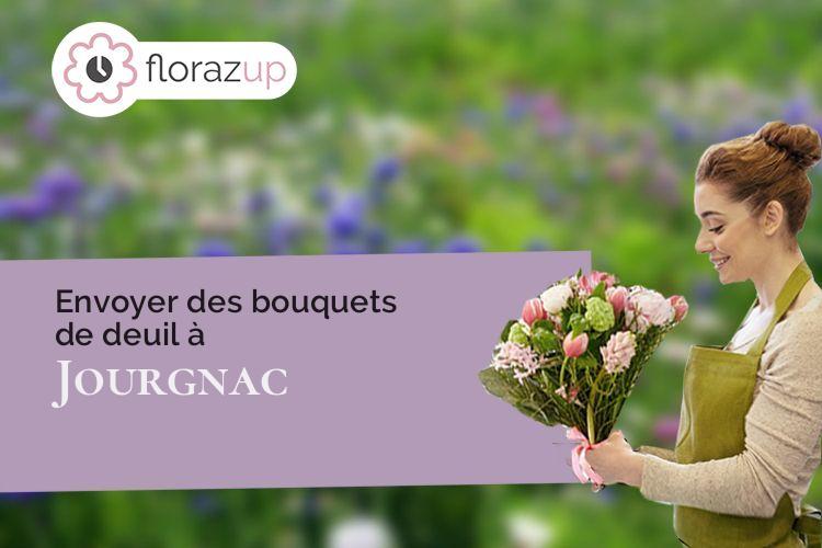 créations florales pour des obsèques à Jourgnac (Haute-Vienne/87800)