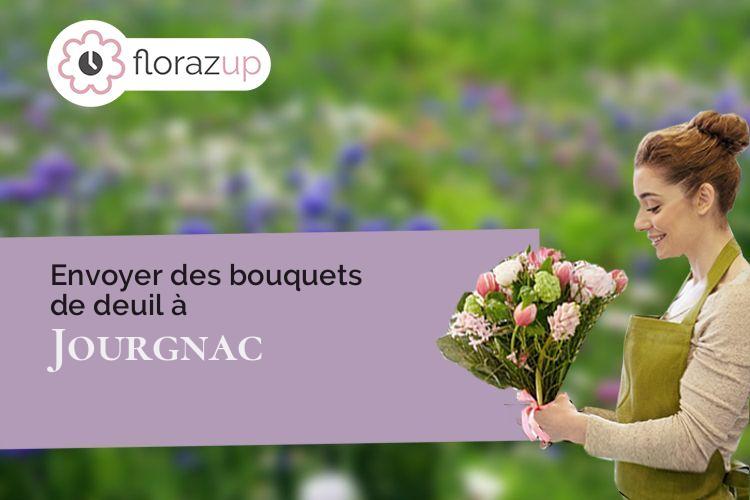 créations florales pour des obsèques à Jourgnac (Haute-Vienne/87800)