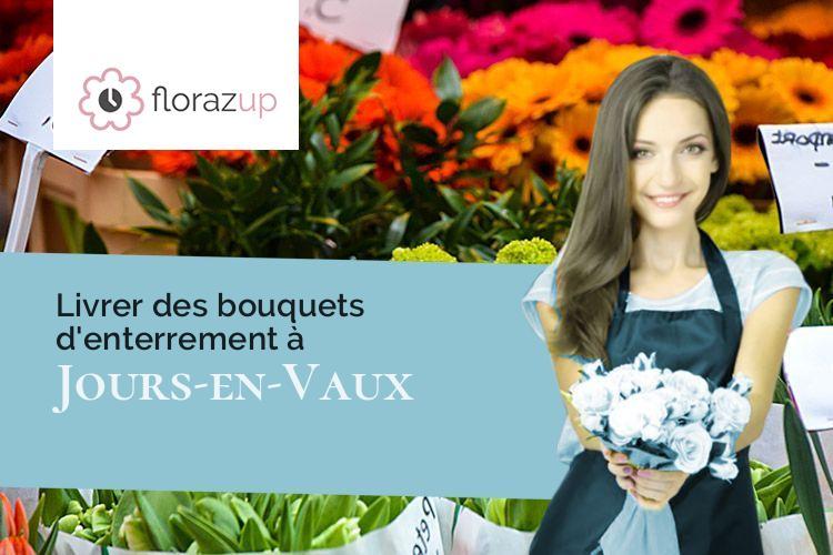 gerbes de fleurs pour un deuil à Jours-en-Vaux (Côte-d'Or/21340)