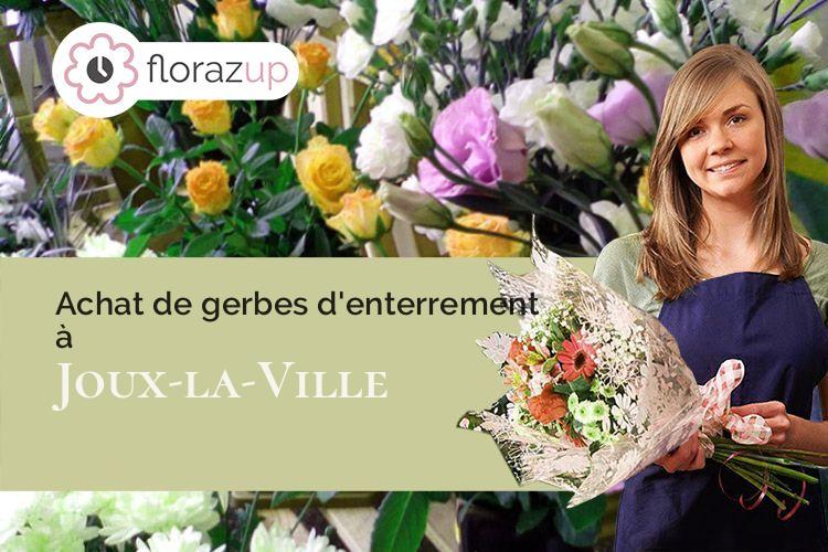 créations de fleurs pour un enterrement à Joux-la-Ville (Yonne/89440)