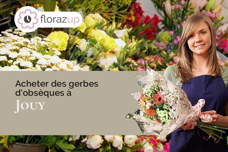 couronnes florales pour un enterrement à Jouy (Eure-et-Loir/28300)