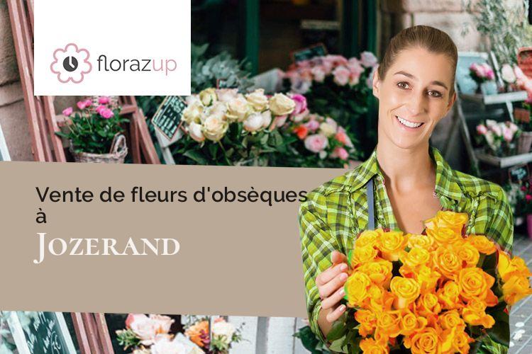 coeurs de fleurs pour une crémation à Jozerand (Puy-de-Dôme/63460)