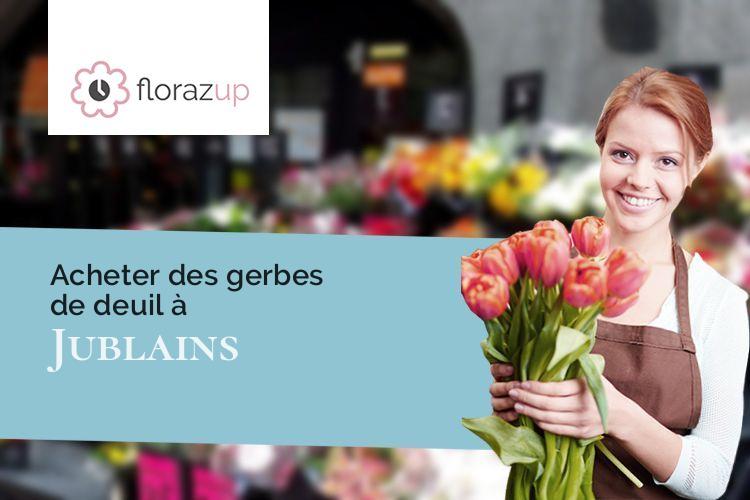 bouquets de fleurs pour des obsèques à Jublains (Mayenne/53160)