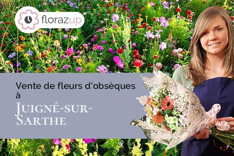 créations de fleurs pour une crémation à Juigné-sur-Sarthe (Sarthe/72300)