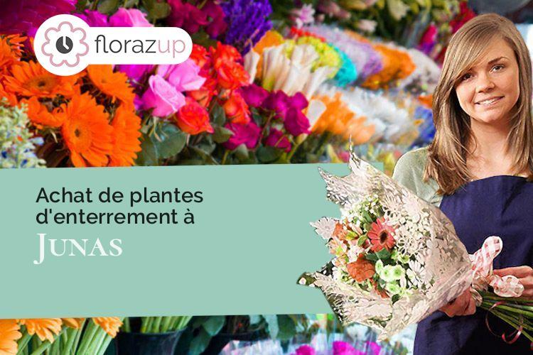 bouquets de fleurs pour un enterrement à Junas (Gard/30250)