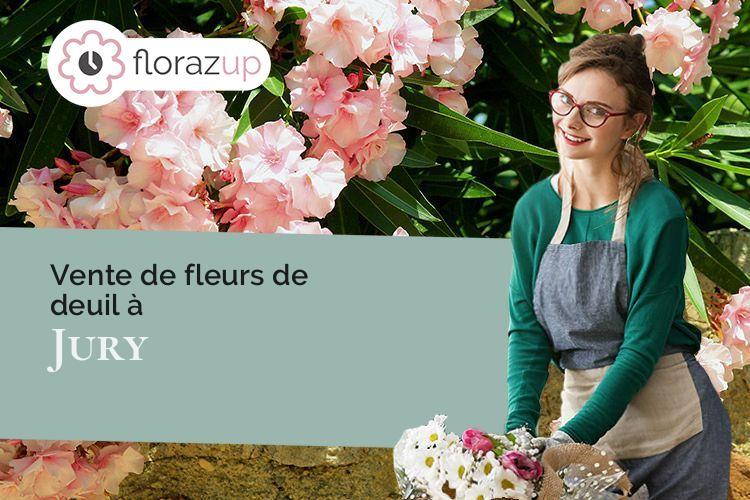 créations de fleurs pour un deuil à Jury (Moselle/57245)