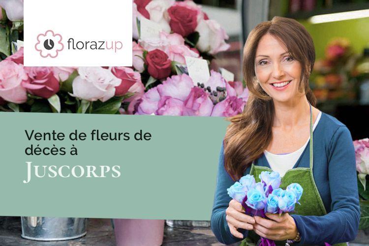créations florales pour un décès à Juscorps (Deux-Sèvres/79230)