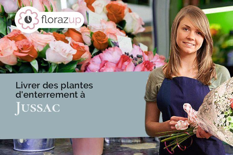 créations florales pour un deuil à Jussac (Cantal/15250)