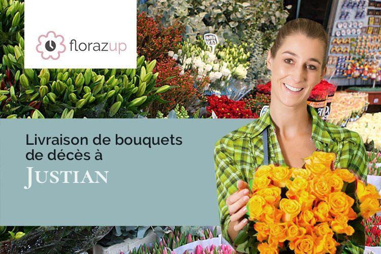 coupes de fleurs pour des obsèques à Justian (Gers/32190)