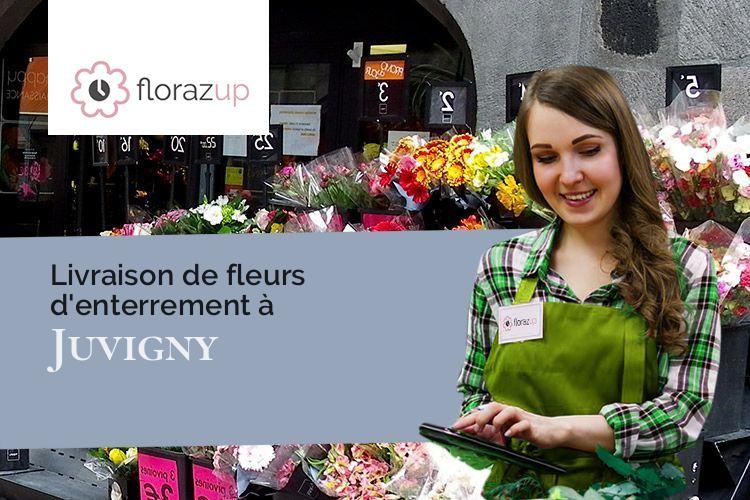 coeurs de fleurs pour une crémation à Juvigny (Aisne/02880)