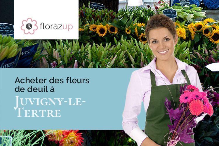 couronnes de fleurs pour une crémation à Juvigny-le-Tertre (Manche/50520)