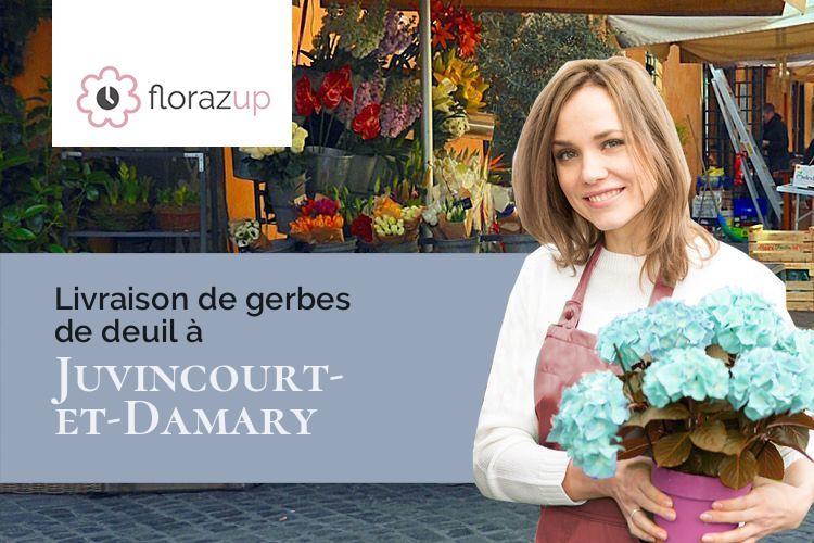 compositions de fleurs pour un enterrement à Juvincourt-et-Damary (Aisne/02190)