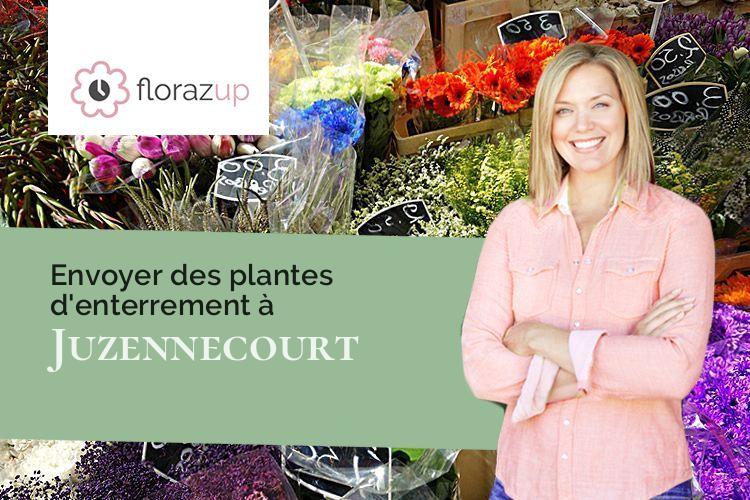 gerbes de fleurs pour un deuil à Juzennecourt (Haute-Marne/52330)
