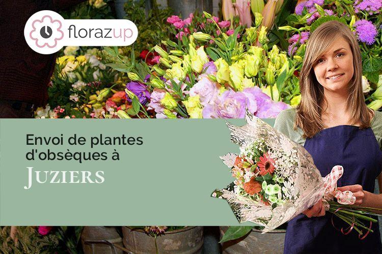 coeur de fleurs pour un enterrement à Juziers (Yvelines/78820)