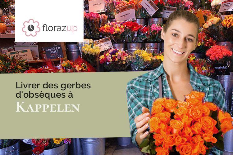 créations de fleurs pour des funérailles à Kappelen (Haut-Rhin/68510)