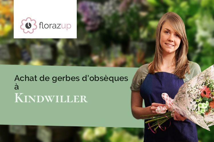 compositions florales pour des obsèques à Kindwiller (Bas-Rhin/67350)