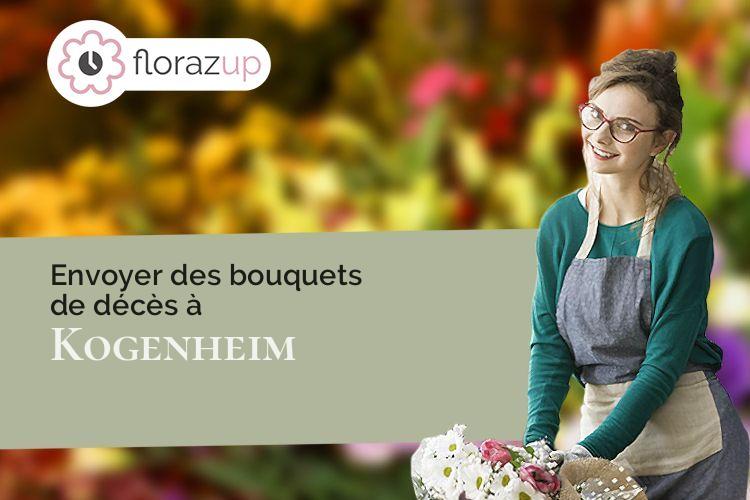 créations florales pour un enterrement à Kogenheim (Bas-Rhin/67230)