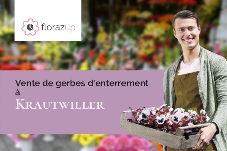 coupes de fleurs pour des obsèques à Krautwiller (Bas-Rhin/67170)