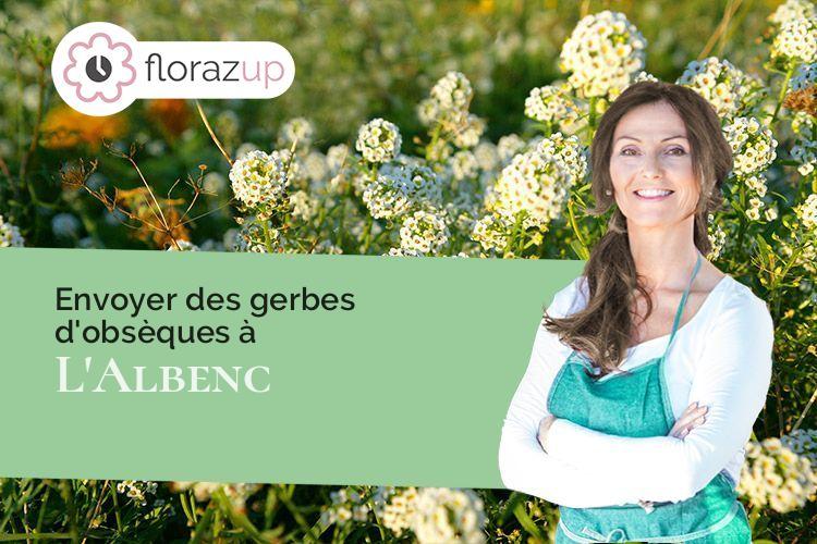 plantes pour des funérailles à L'Albenc (Isère/38470)