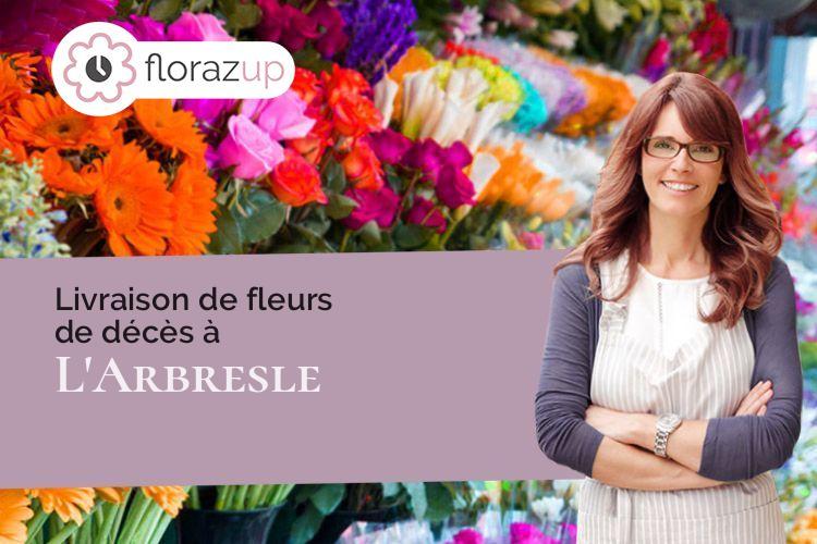 coupes de fleurs pour un enterrement à L'Arbresle (Rhône/69210)