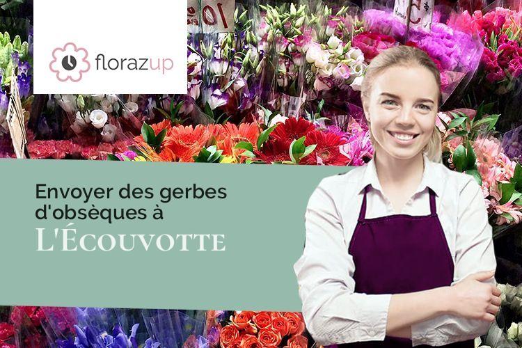 créations de fleurs pour des funérailles à L'Écouvotte (Doubs/25640)