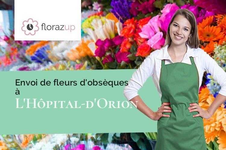 créations florales pour un deuil à L'Hôpital-d'Orion (Pyrénées-Atlantiques/64270)