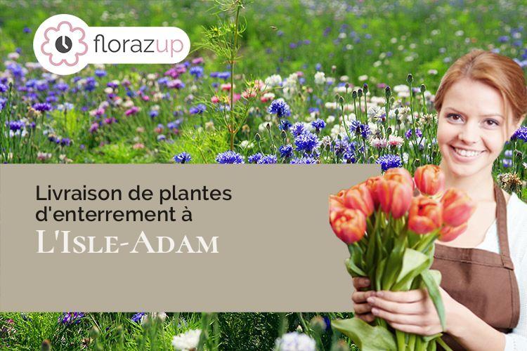 créations florales pour un deuil à L'Isle-Adam (Val-d'Oise/95290)