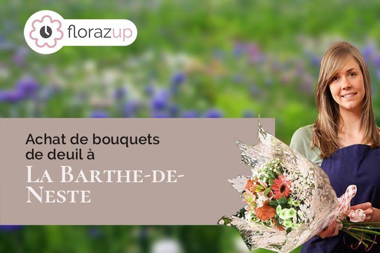 créations de fleurs pour un enterrement à La Barthe-de-Neste (Hautes-Pyrénées/65250)