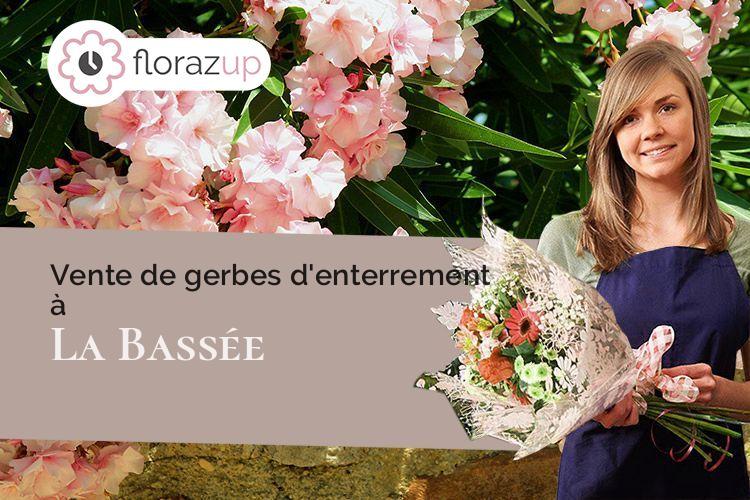 coupes de fleurs pour un deuil à La Bassée (Nord/59480)