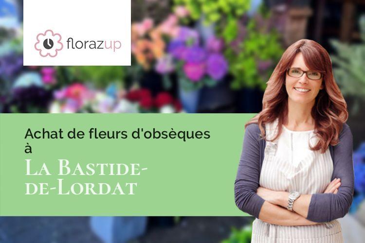 couronnes de fleurs pour un décès à La Bastide-de-Lordat (Ariège/09700)