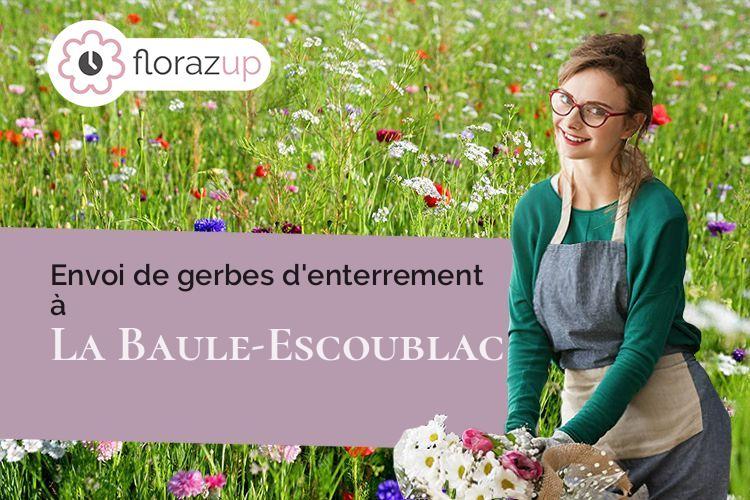 gerbes de fleurs pour un décès à La Baule-Escoublac (Loire-Atlantique/44500)