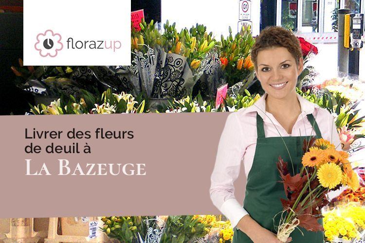 couronnes florales pour des obsèques à La Bazeuge (Haute-Vienne/87210)